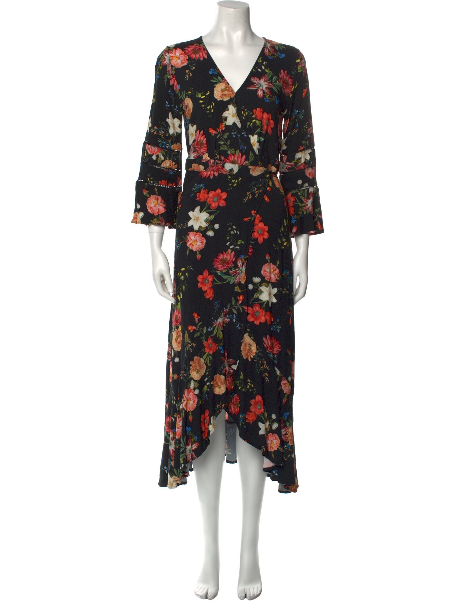 Farm Rio Floral Print Long Dress