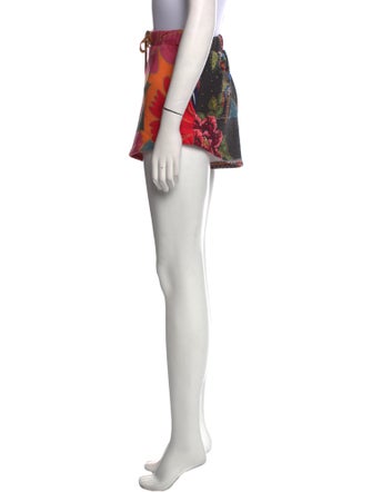Farm Rio Floral Print Mini Shorts