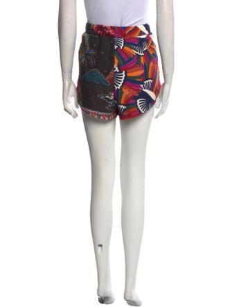 Farm Rio Floral Print Mini Shorts
