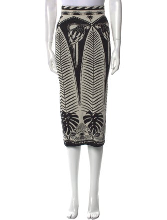 Farm Rio Printed Midi Length Skirt