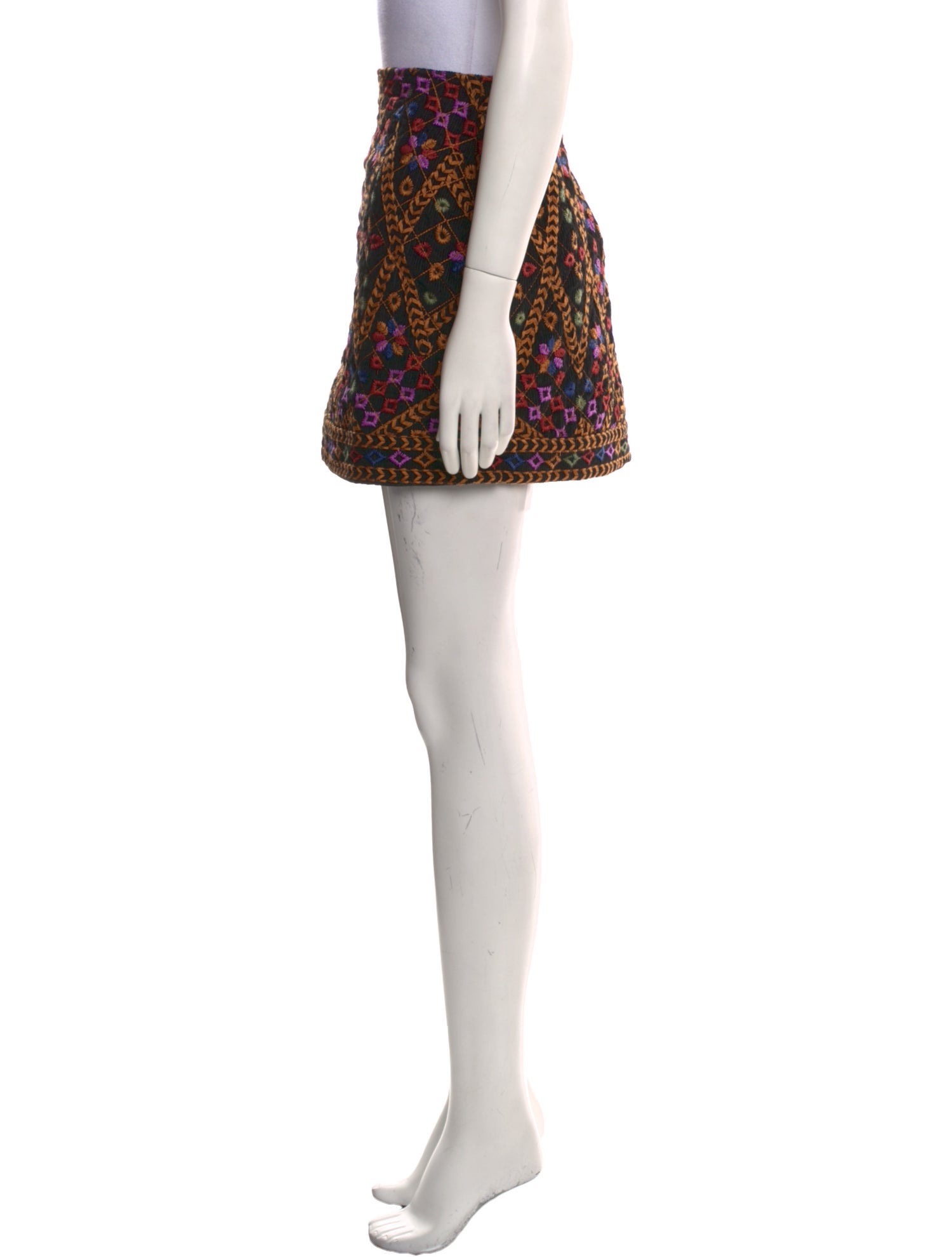 Farm Rio Floral Print Mini Skirt w/ Tags