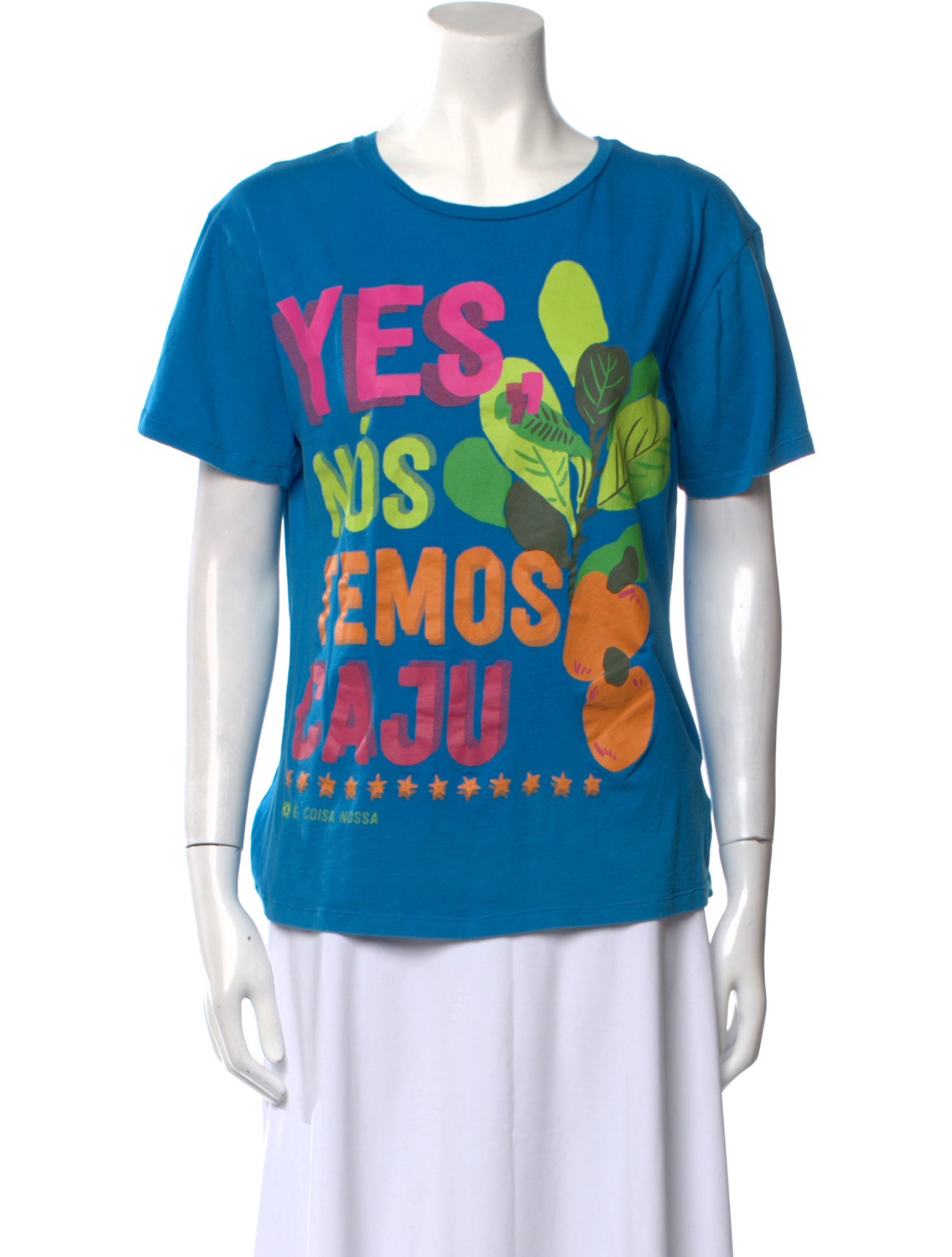 Farm Rio Graphic Print Crew Neck T-Shirt