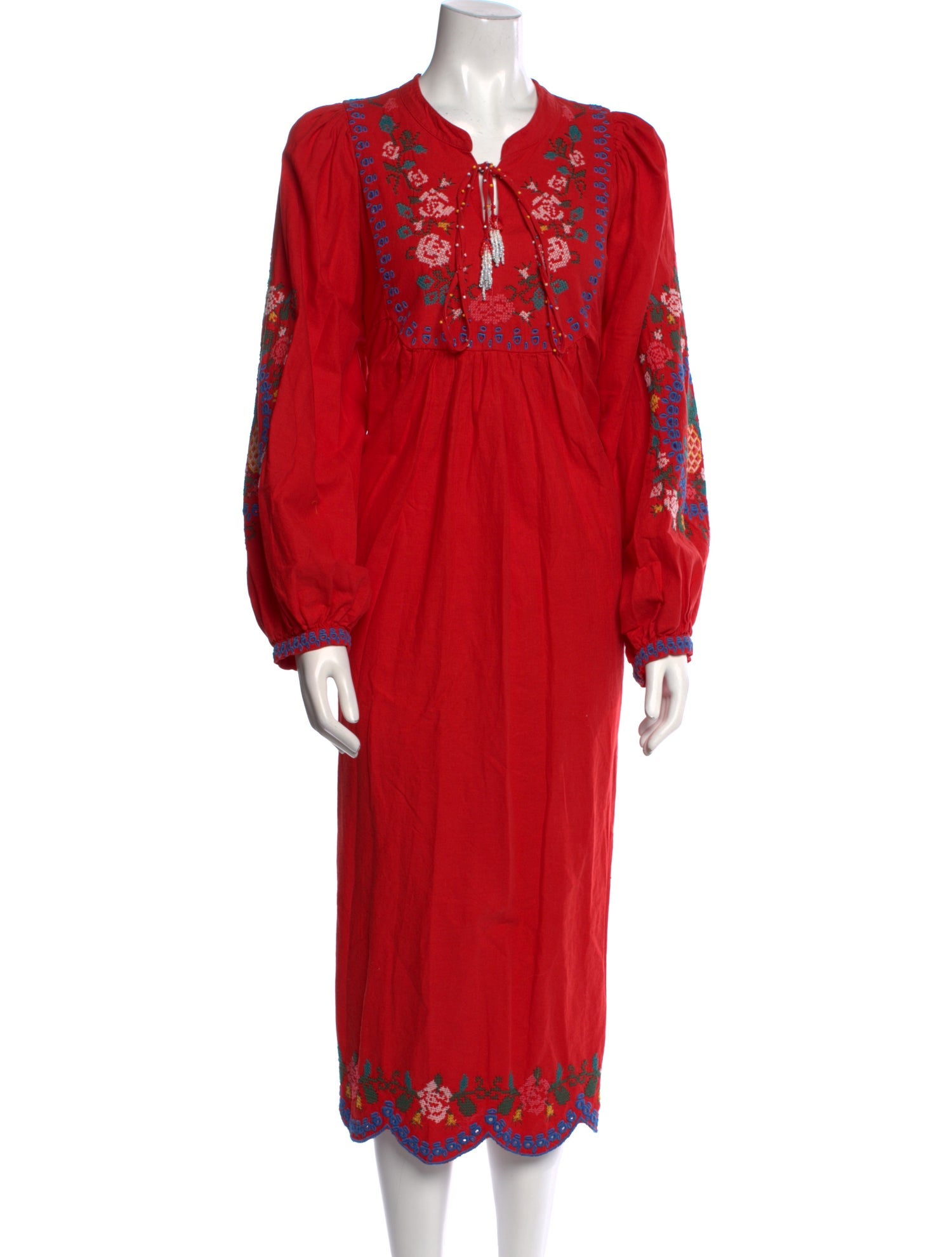 Farm Rio Linen Long Dress