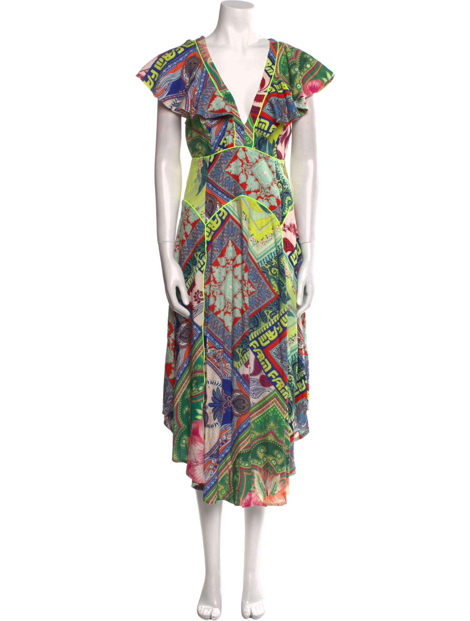 Farm Rio Printed Long Dress