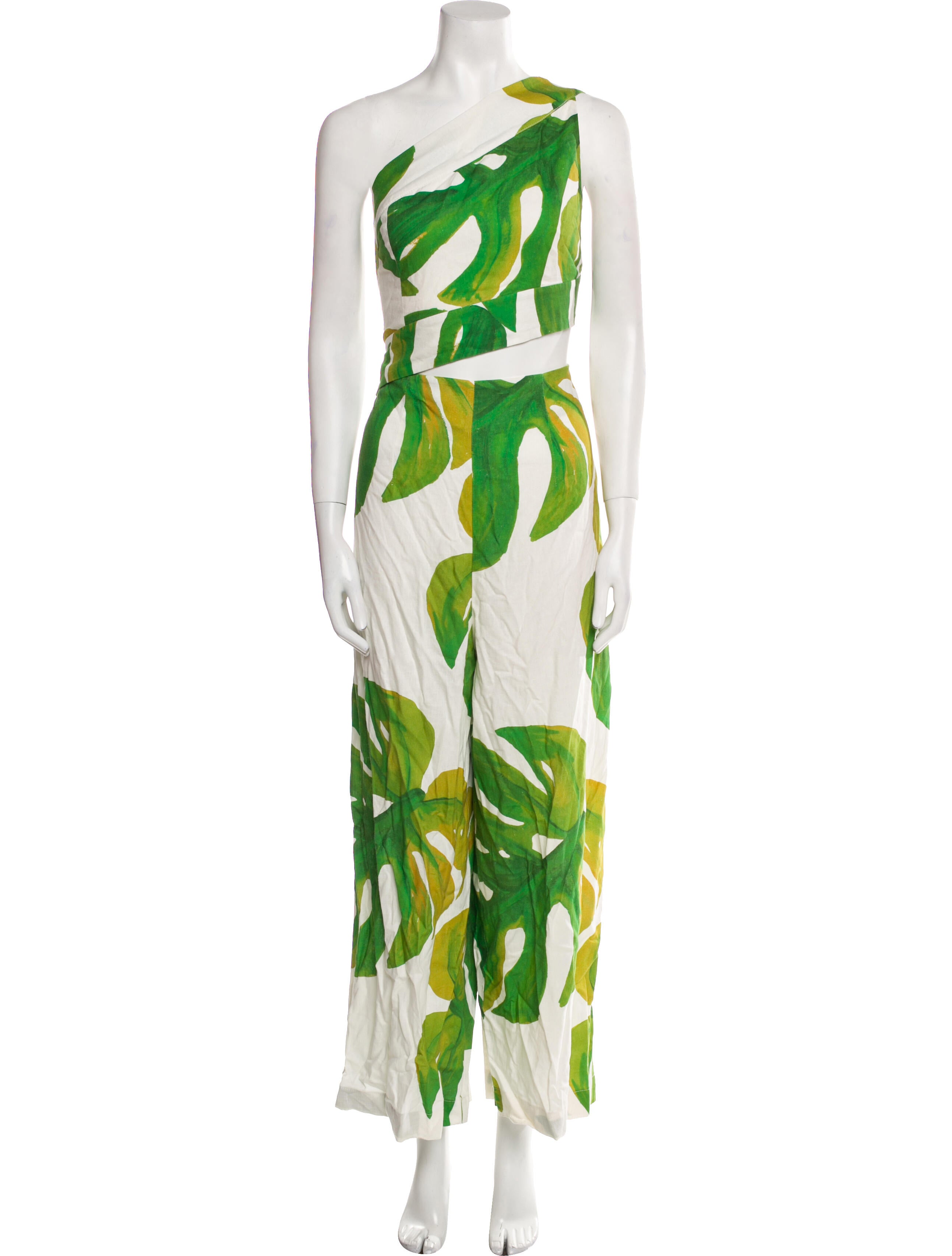 Farm Rio Linen Printed Jumpsuit