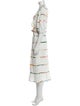 Farm Rio Striped Midi Length Dress