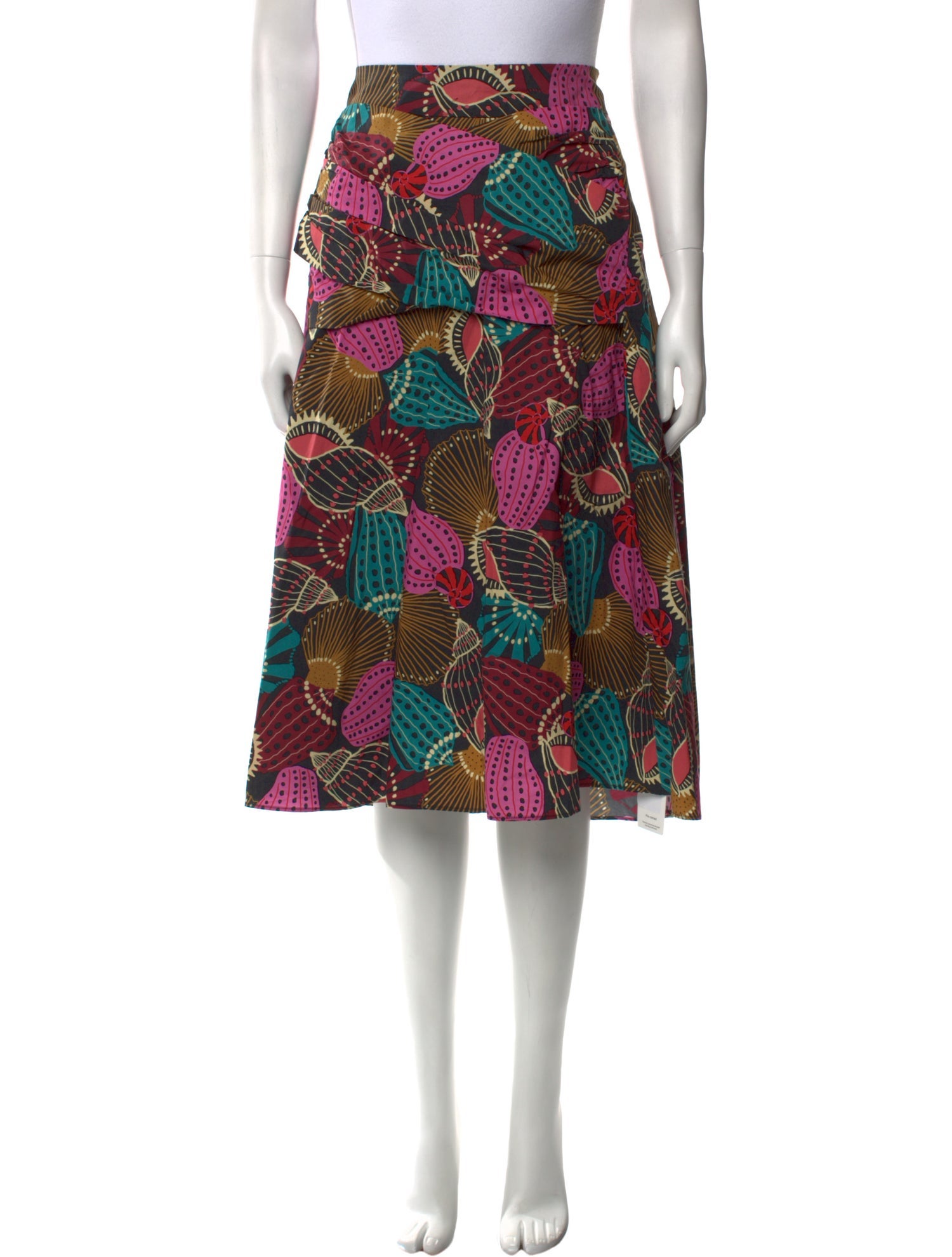 Farm Rio Printed Midi Length Skirt