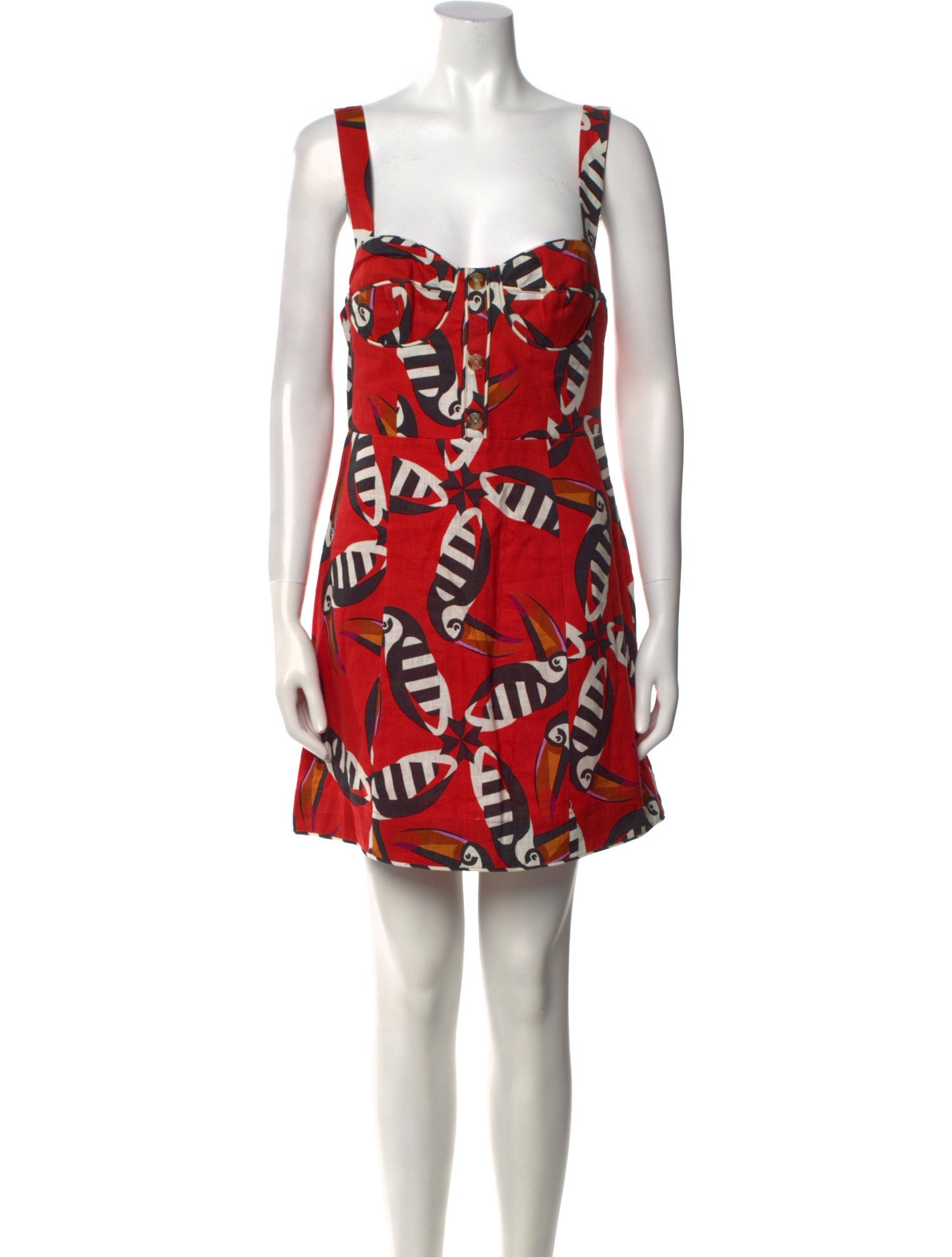 Farm Rio Linen Mini Dress