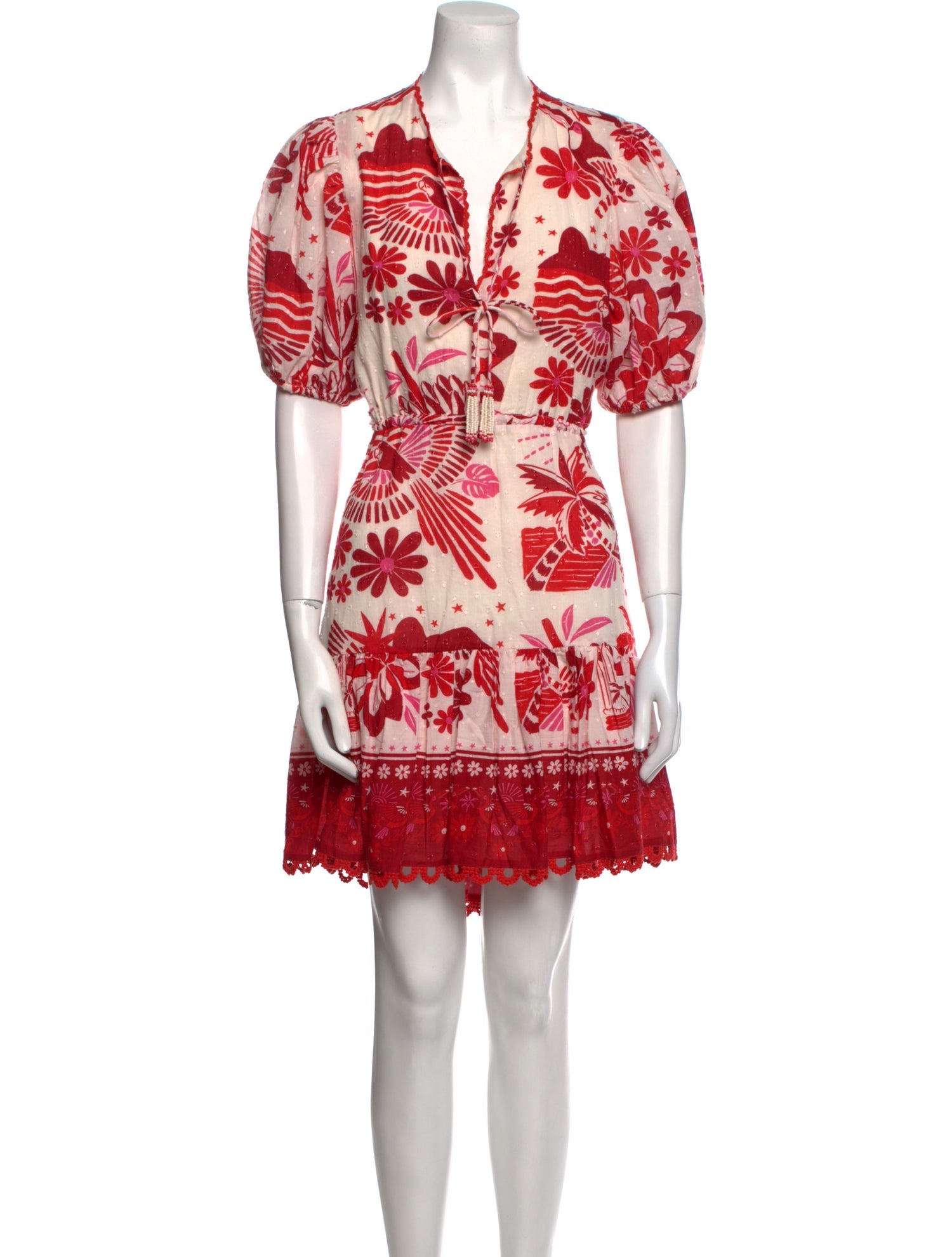 Farm Rio Printed Midi Length Dress w/ Tags