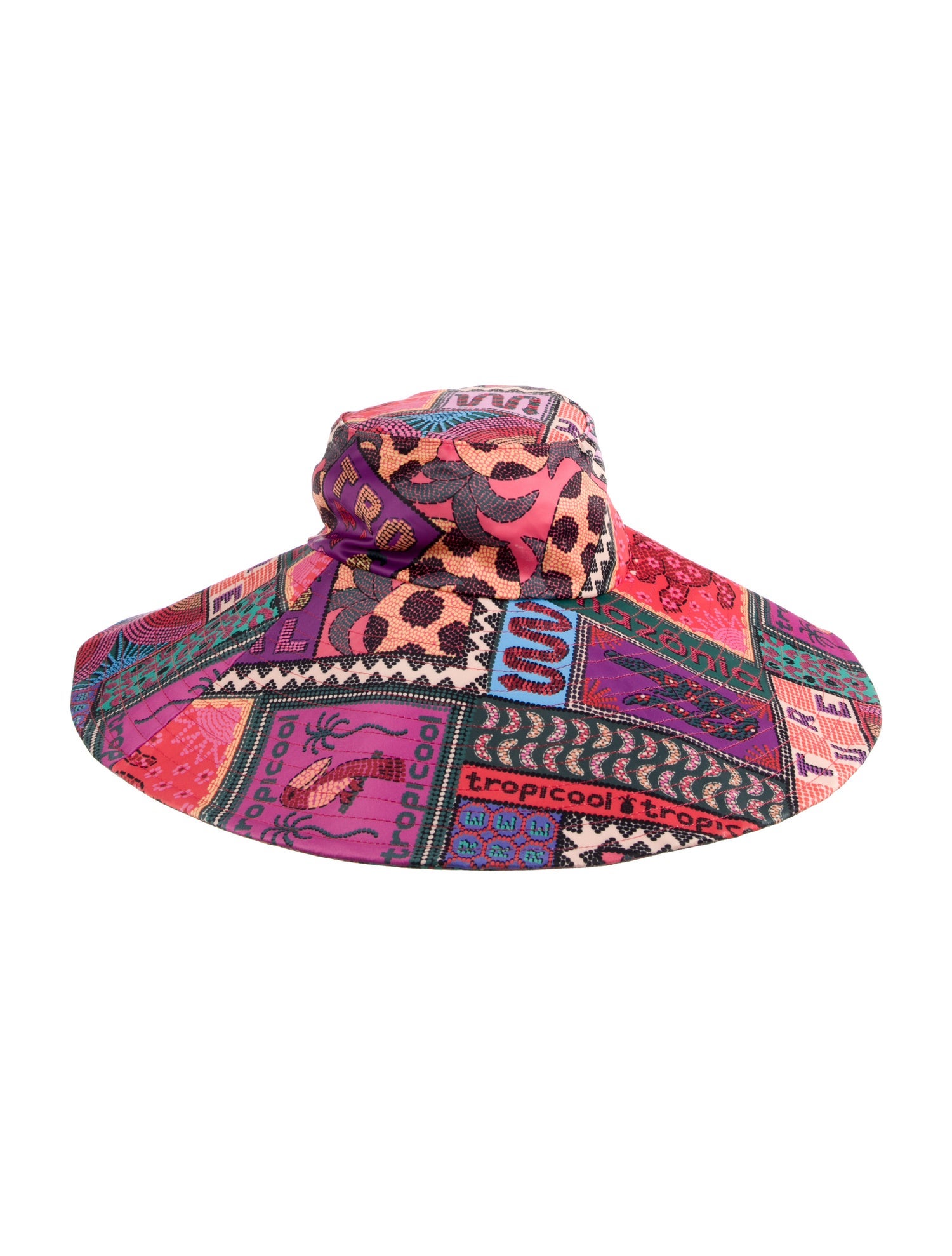 Farm Rio Polyester Wide Brim Hat