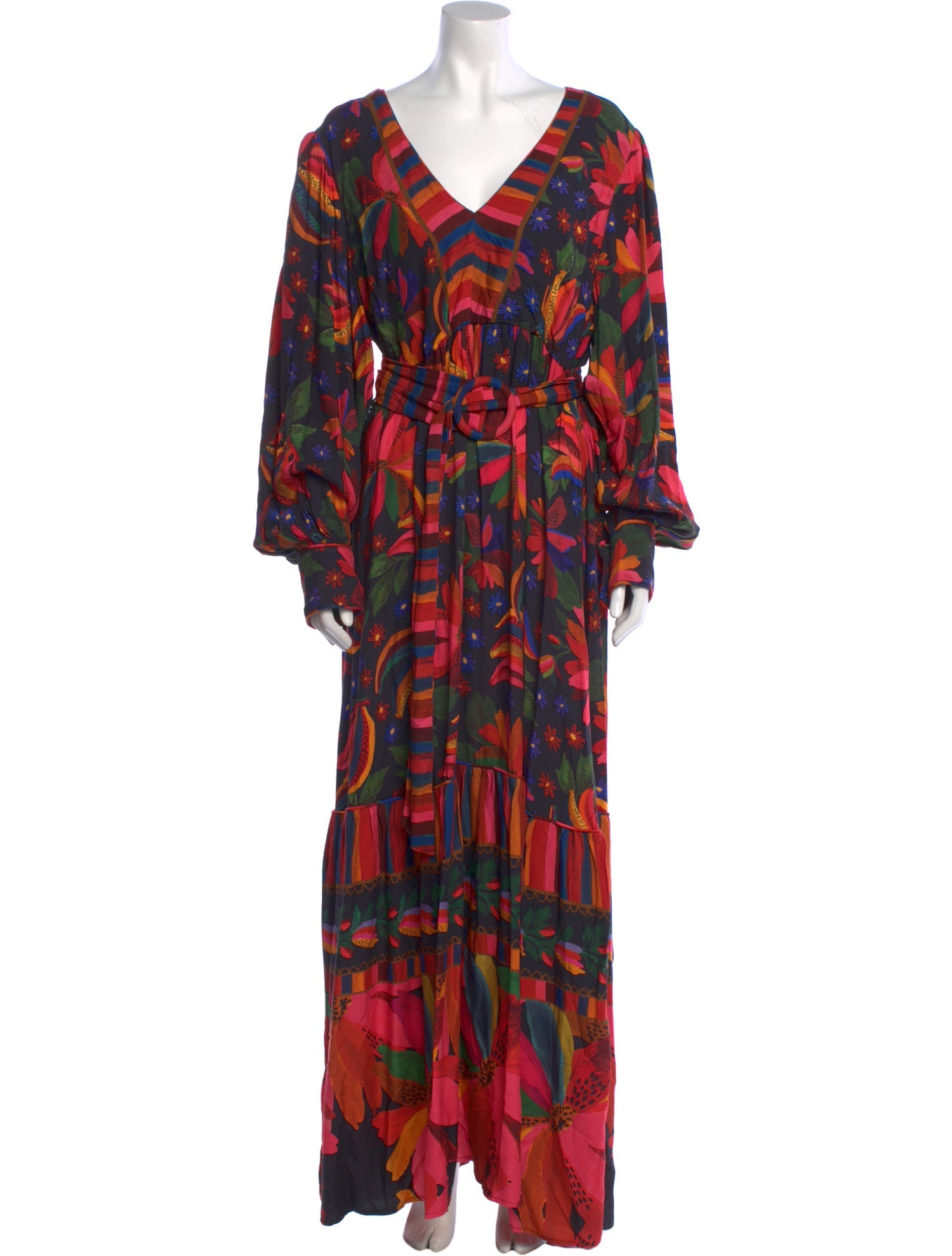 Farm Rio Printed Long Dress