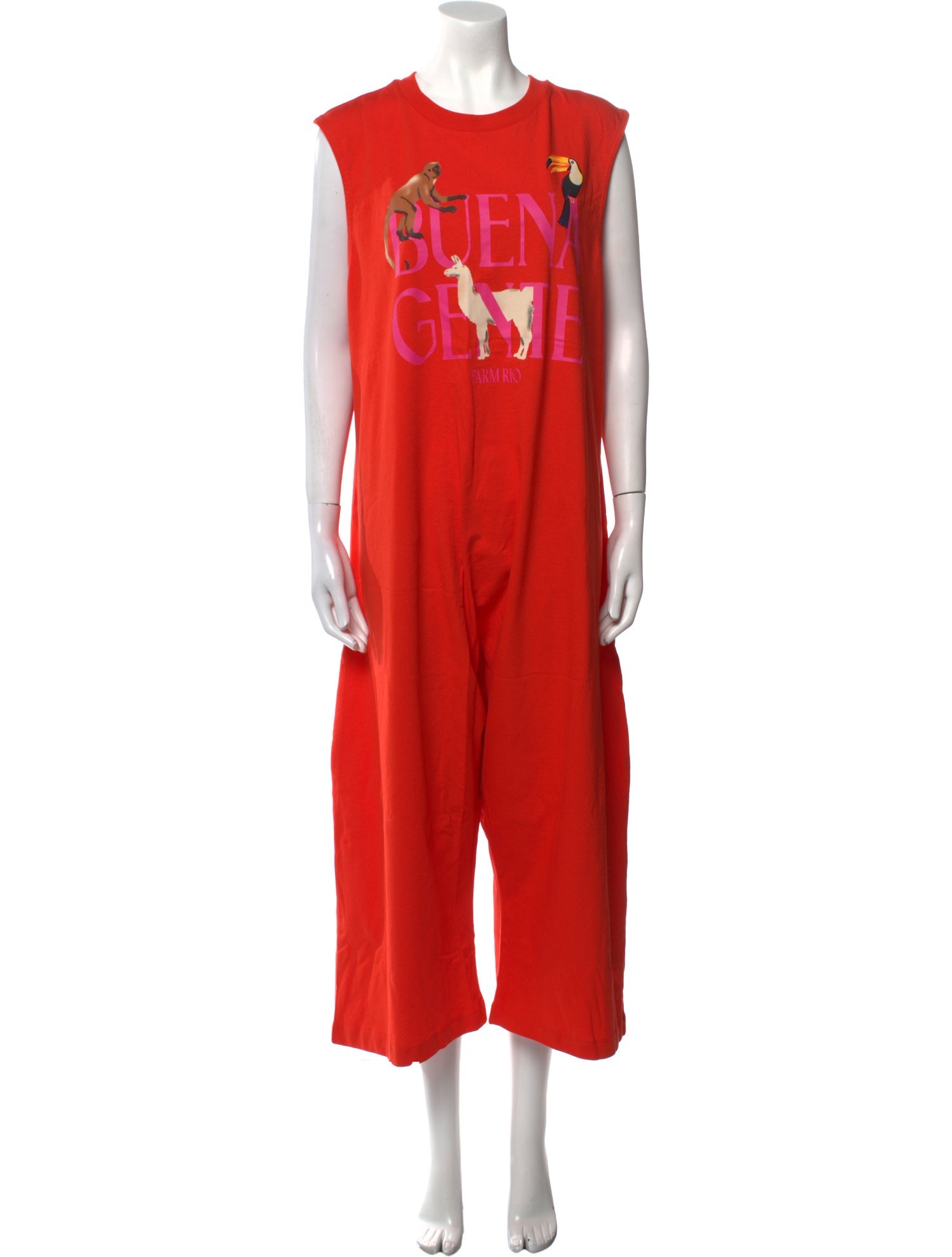 Farm Rio Crew Neck Jumpsuit