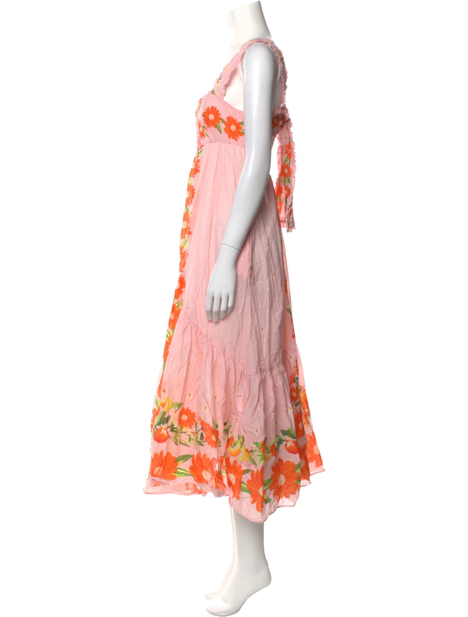 Farm Rio Floral Print Long Dress