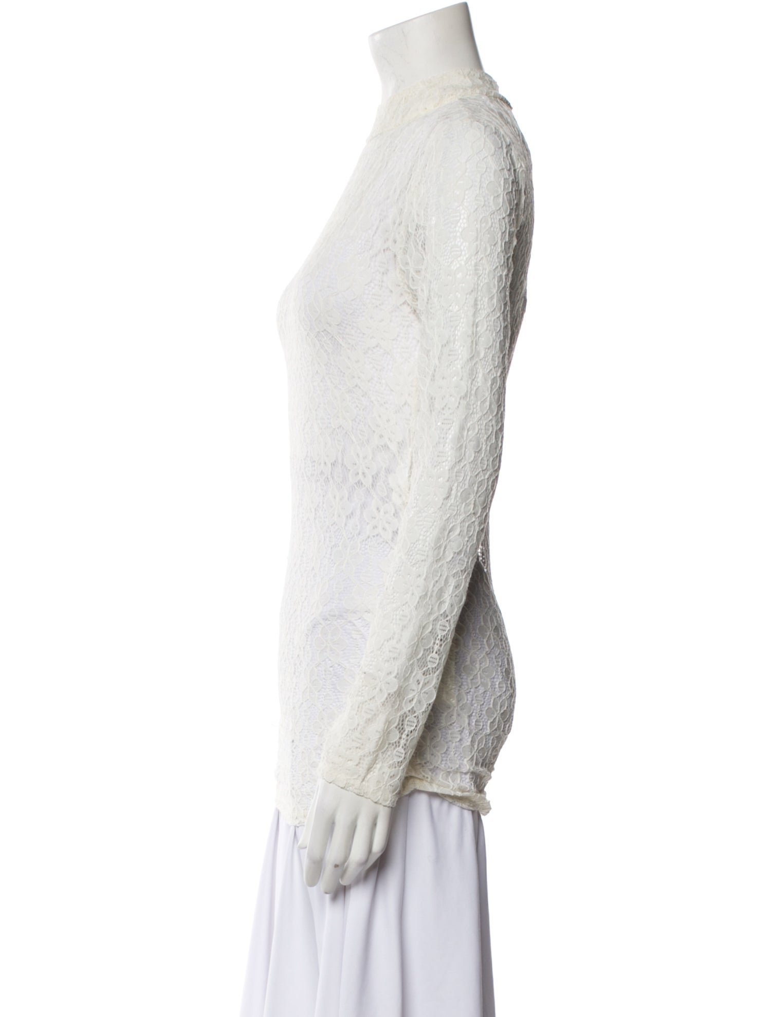 Farm Rio Lace Floral Print Tunic