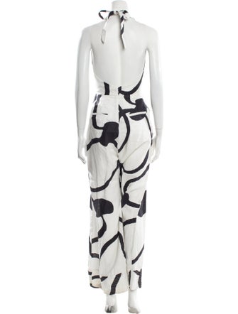 Farm Rio Linen Printed Jumpsuit