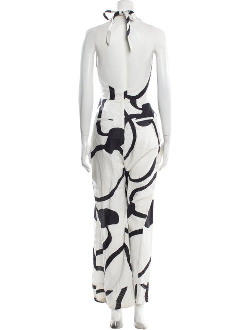 Farm Rio Linen Printed Jumpsuit