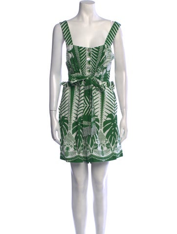 Farm Rio Jumpsuits and Rompers Printed Square Neckline Romper XL