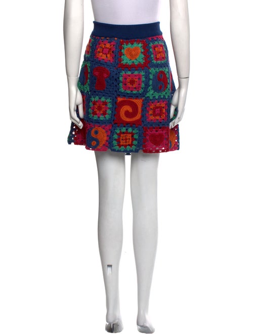 Farm Rio Floral Print Mini Skirt