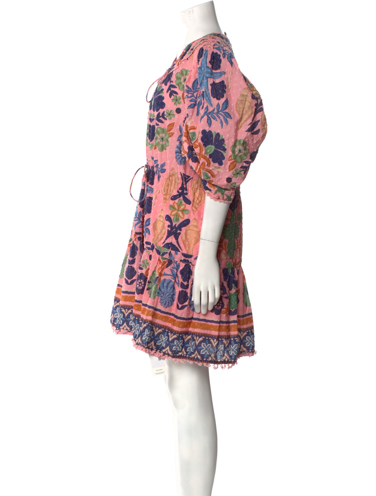 Farm Rio Floral Print Mini Dress