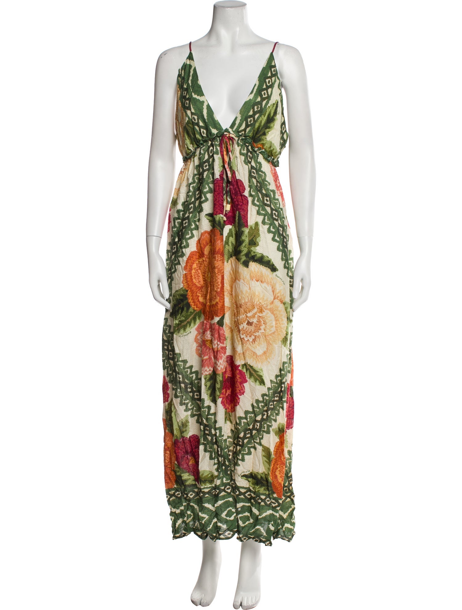 Farm Rio Printed Long Dress