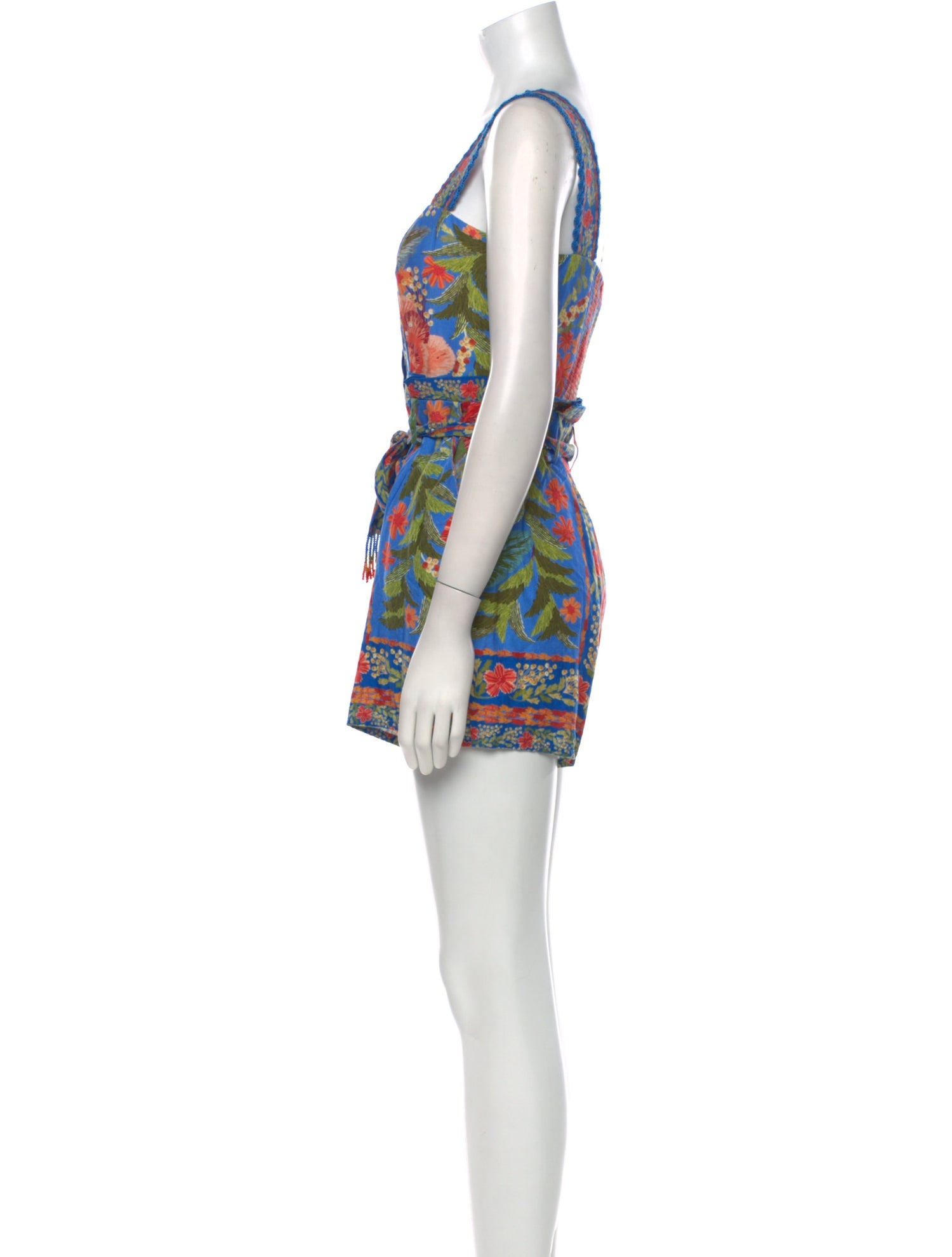 Farm Rio Linen Printed Romper