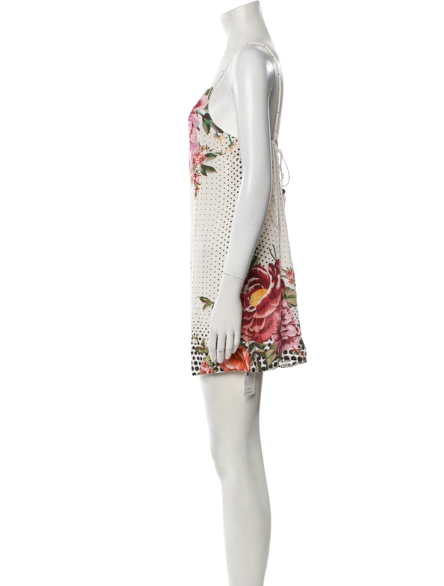 Farm Rio Floral Print Mini Dress