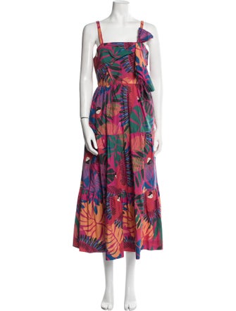 Farm Rio Printed Long Dress