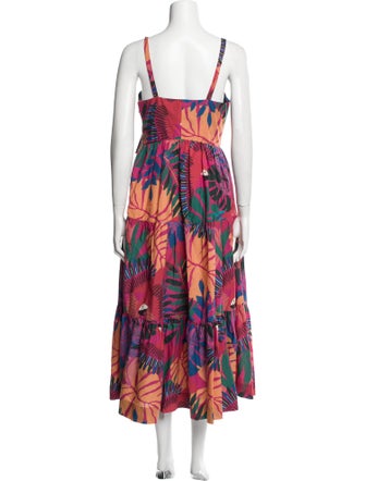 Farm Rio Printed Long Dress
