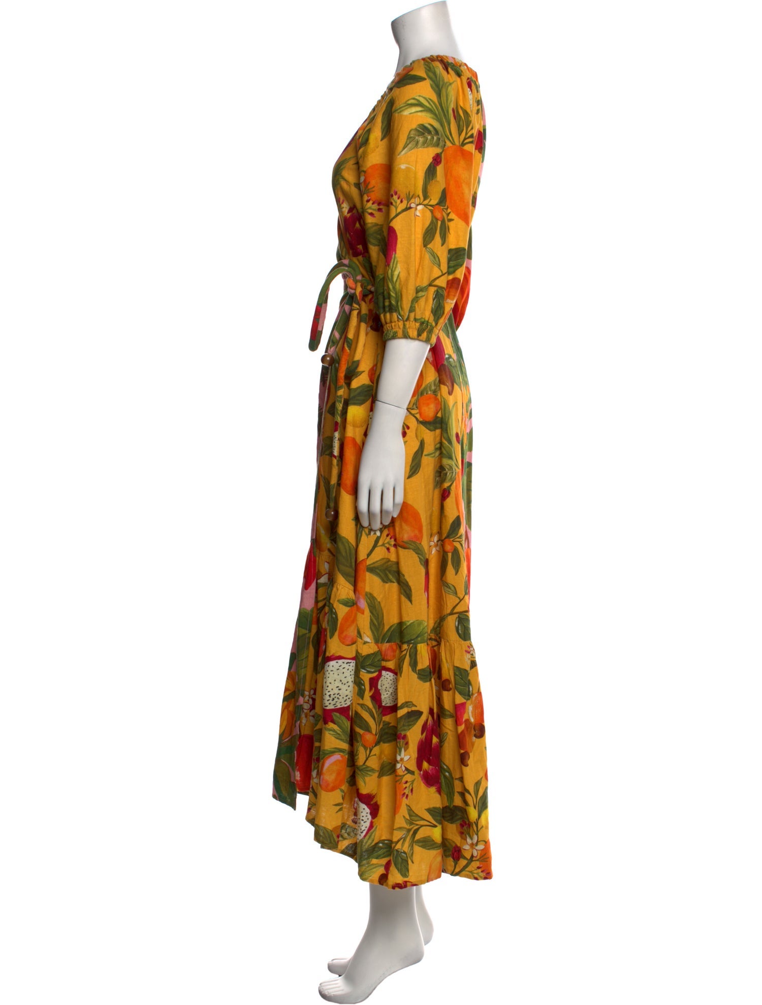 Farm Rio Linen Long Dress