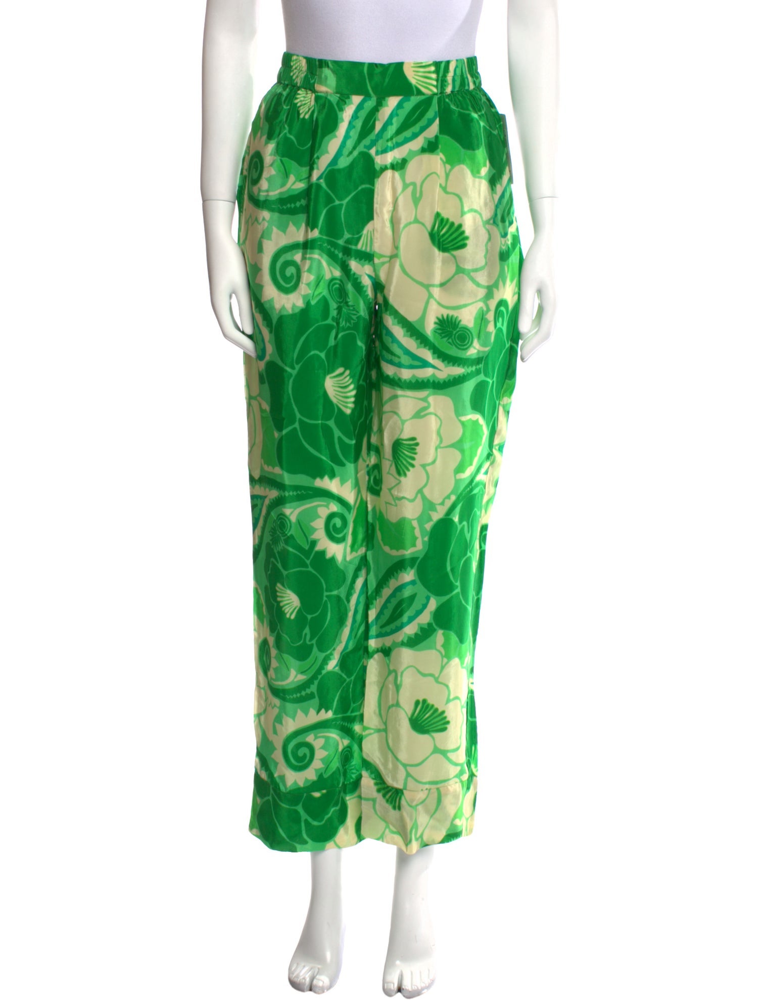 Farm Rio Floral Print Straight Leg Pants w/ Tags