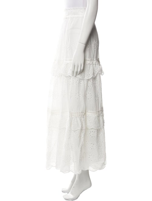 Farm Rio Lace Pattern Long Skirt