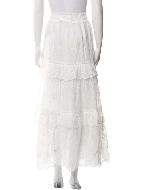 Farm Rio Lace Pattern Long Skirt