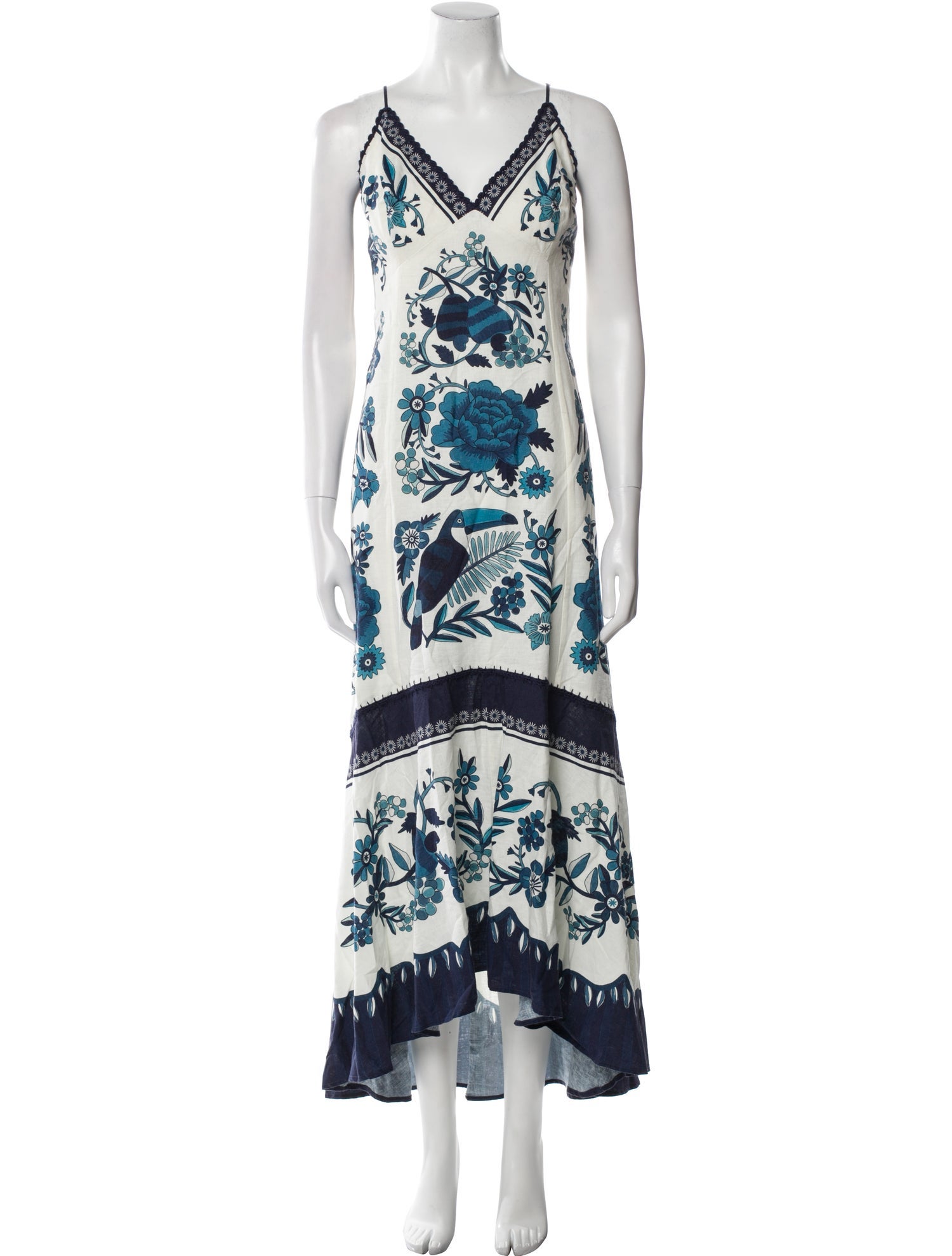 Farm Rio Linen Long Dress