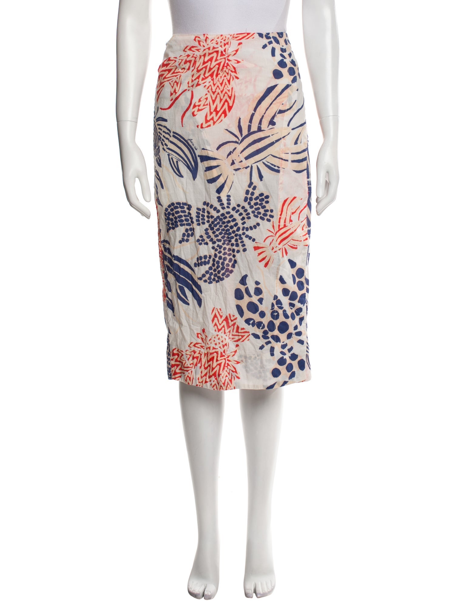Farm Rio Printed Knee-Length Skirt