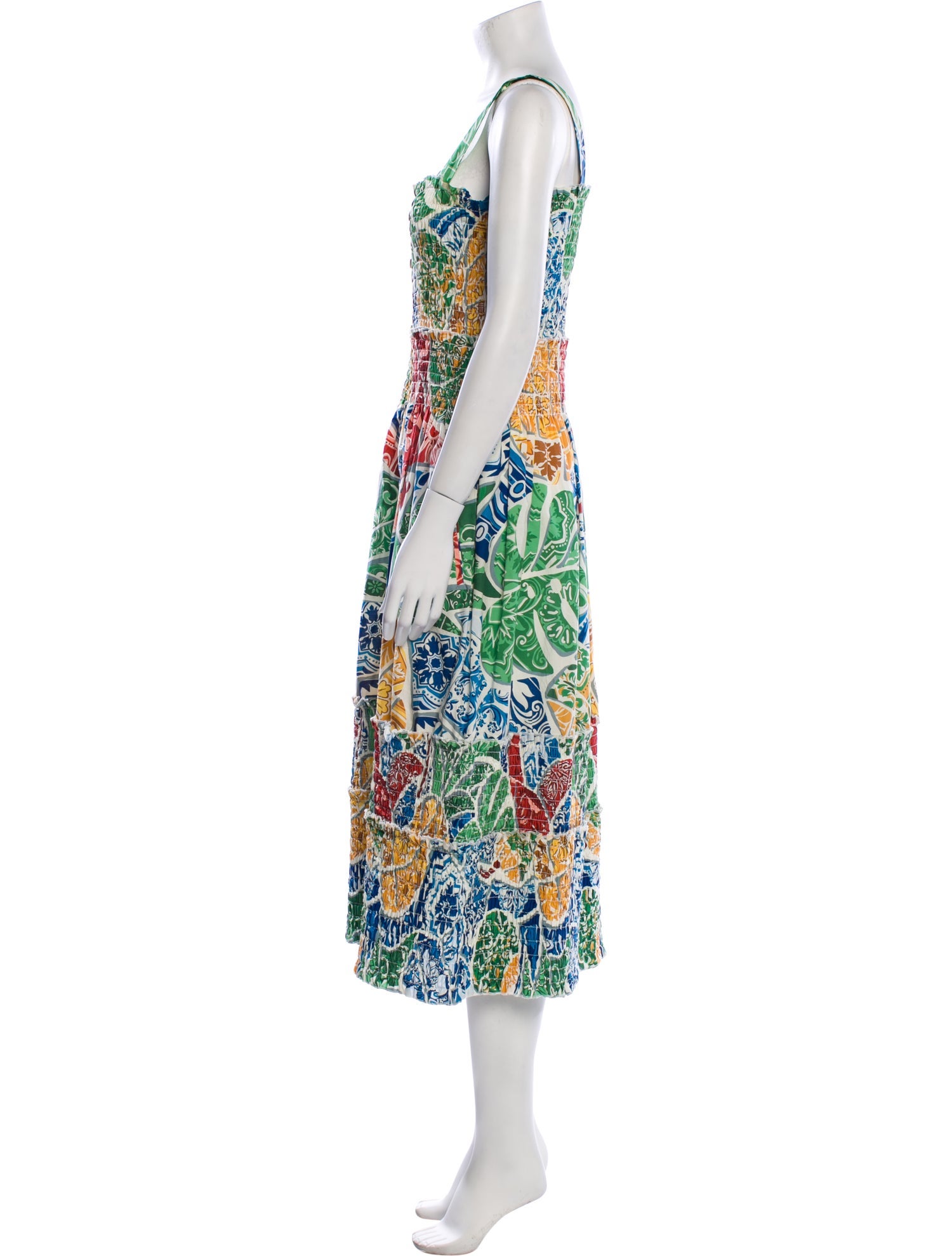 Farm Rio Printed Midi Length Dress