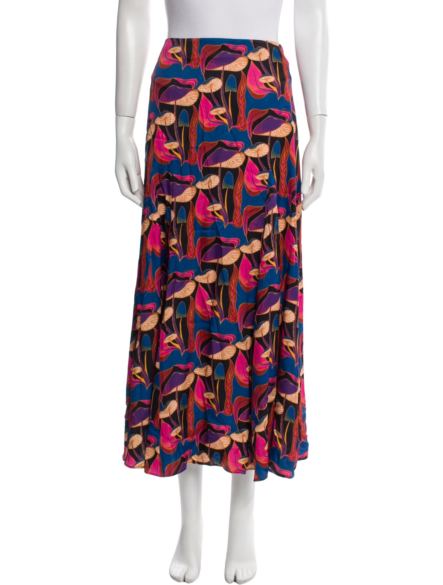 Farm Rio Linen Midi Length Skirt w/ Tags