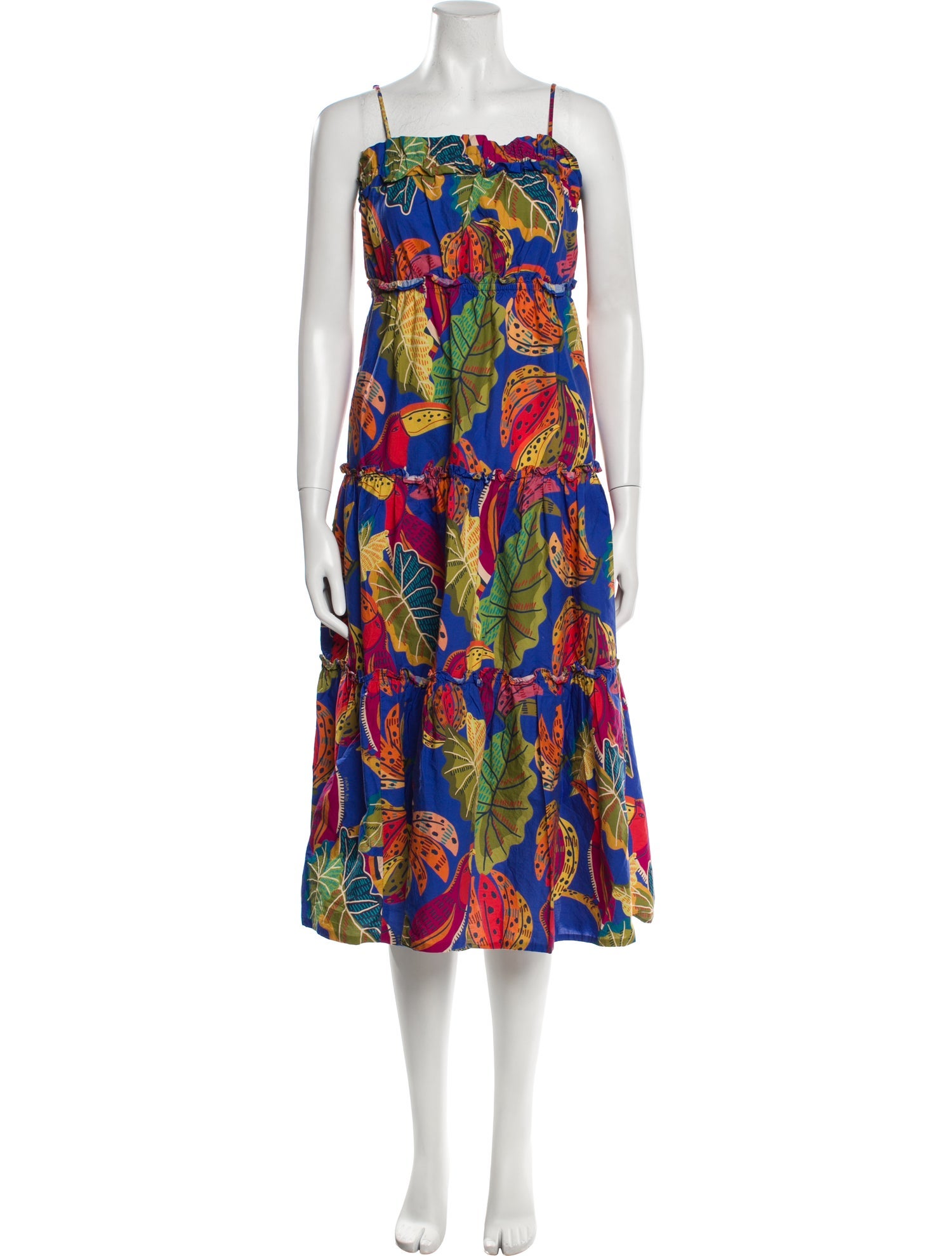 Farm Rio Printed Midi Length Dress