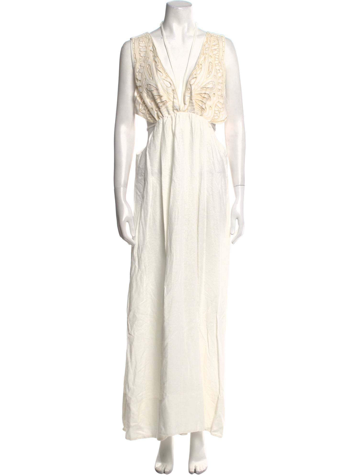 Farm Rio V-Neck Long Dress