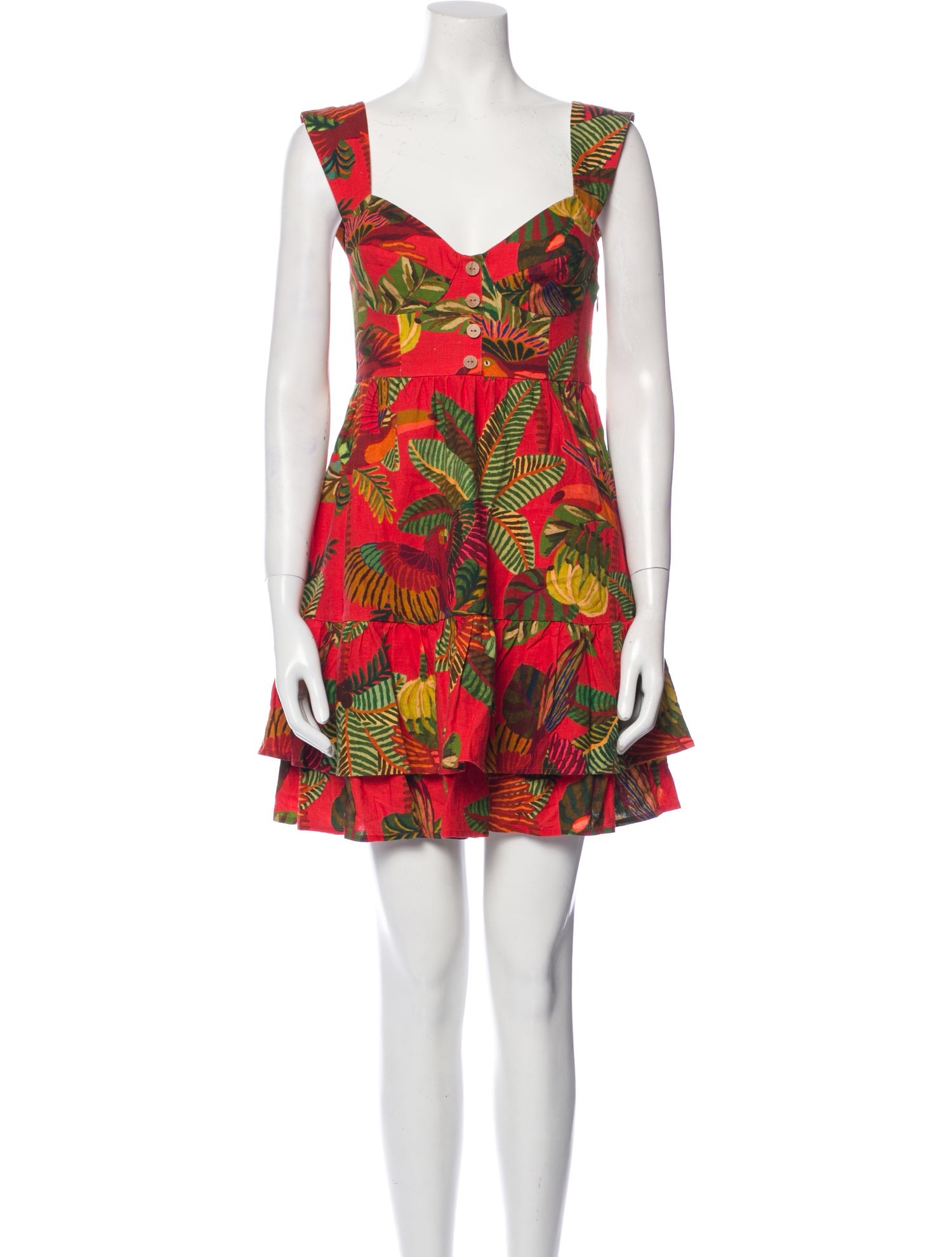 Farm Rio Linen Mini Dress