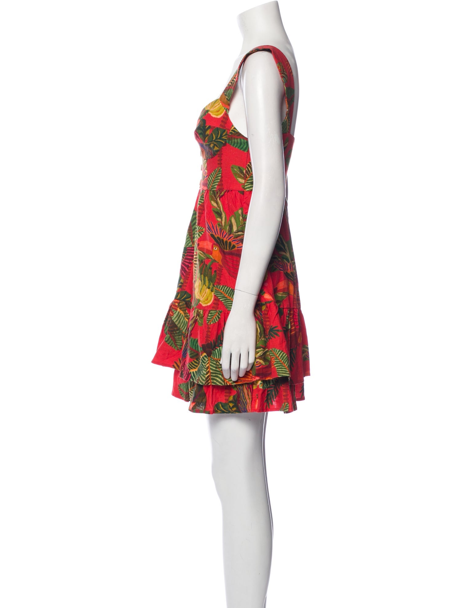 Farm Rio Linen Mini Dress