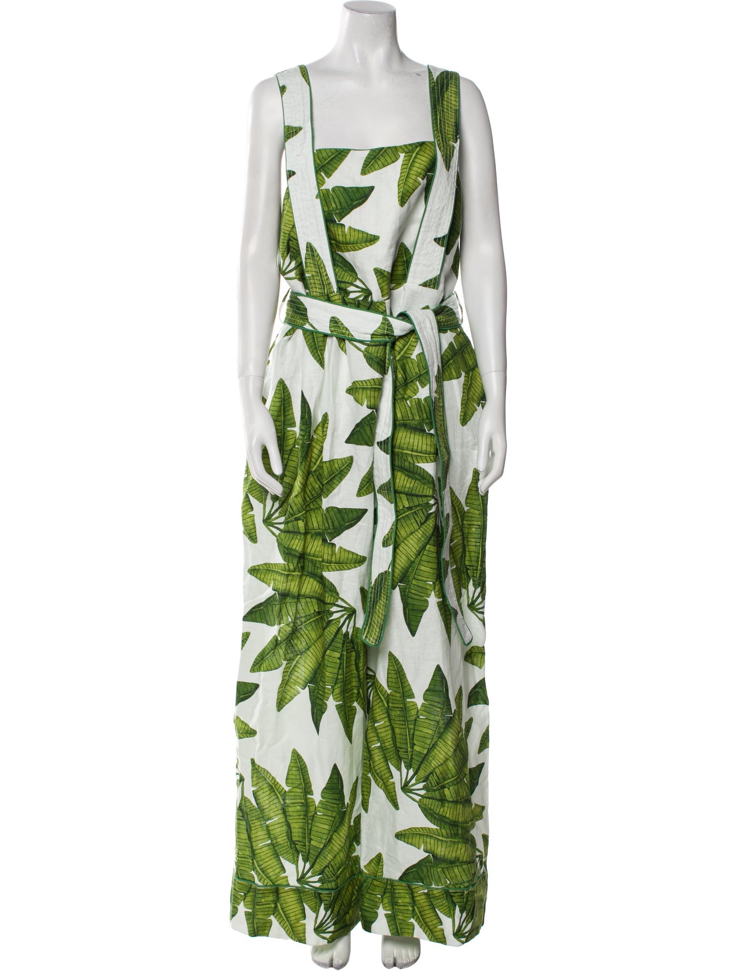 Farm Rio Linen Printed Jumpsuit