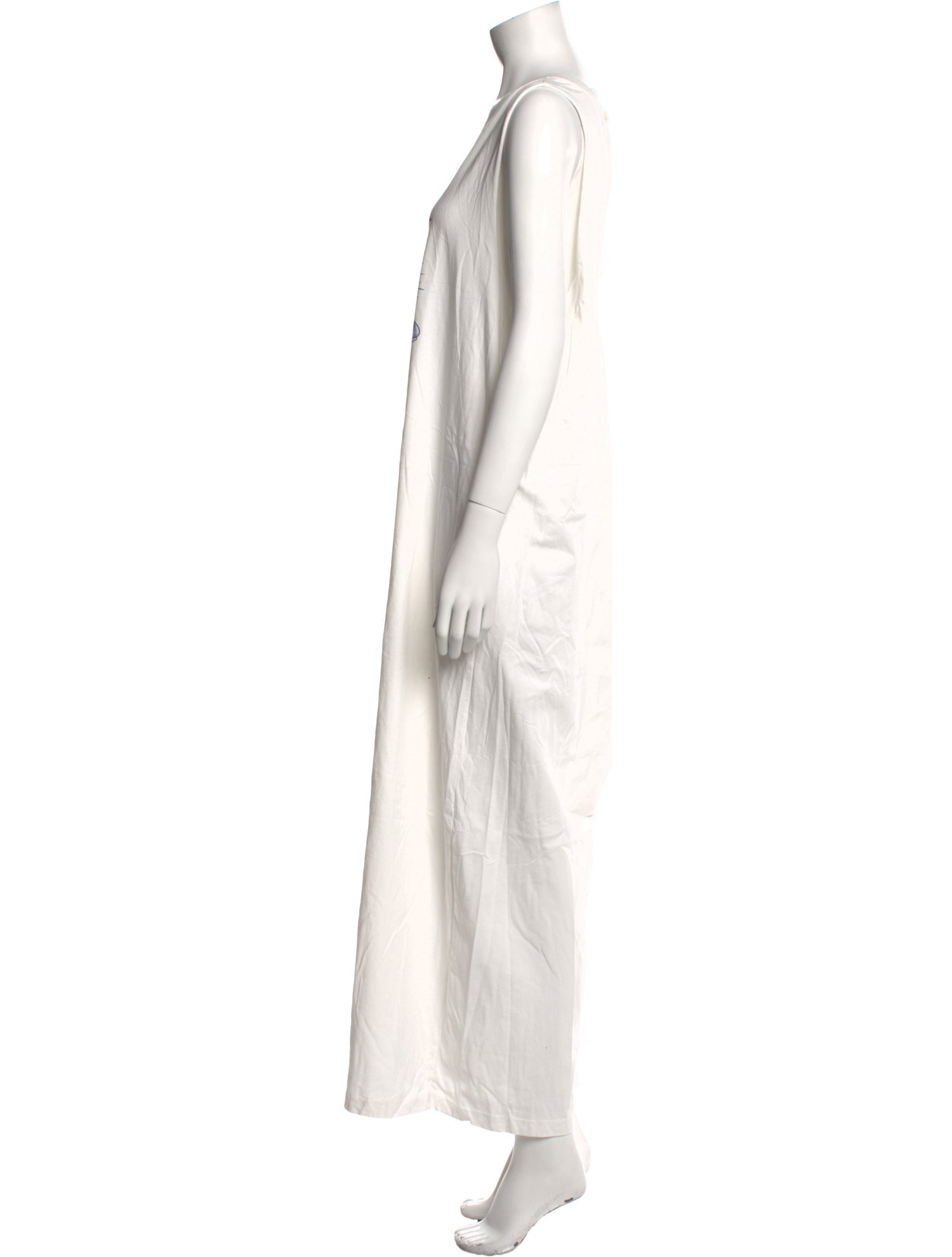 Farm Rio Graphic Print Crew Neck Jumpsuit