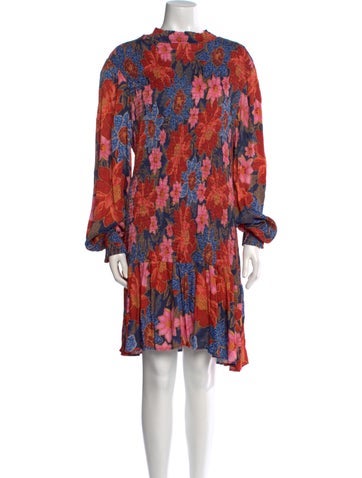 Farm Rio Dresses Floral Print Knee-Length Dress XL