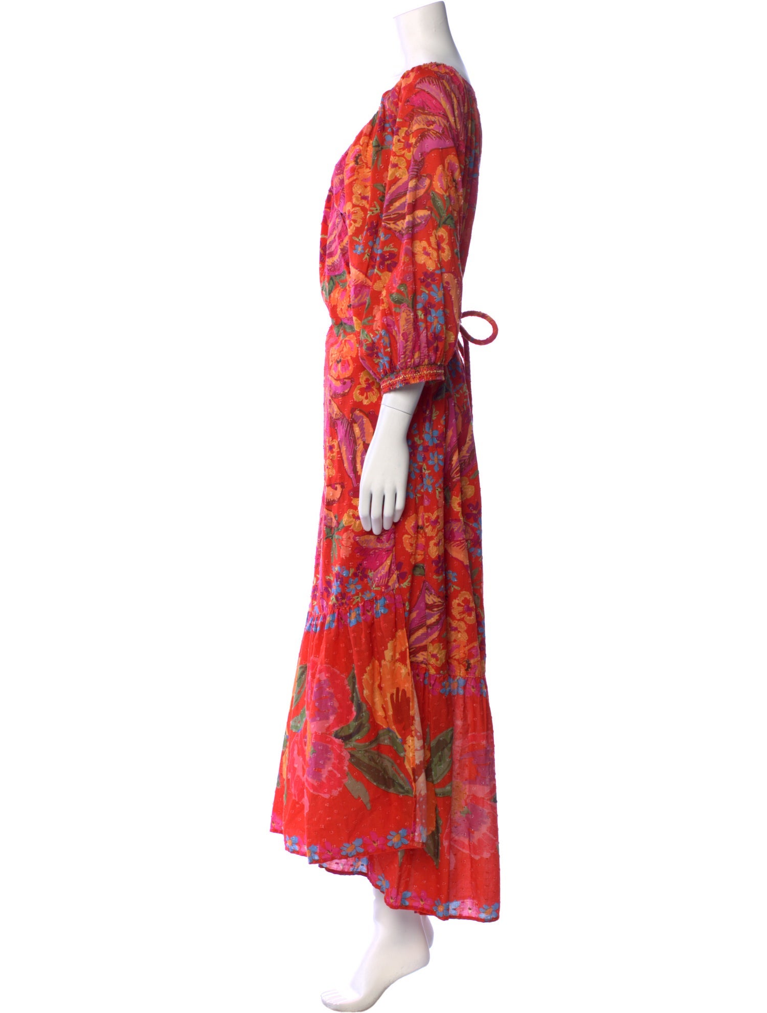 Farm Rio Printed Long Dress