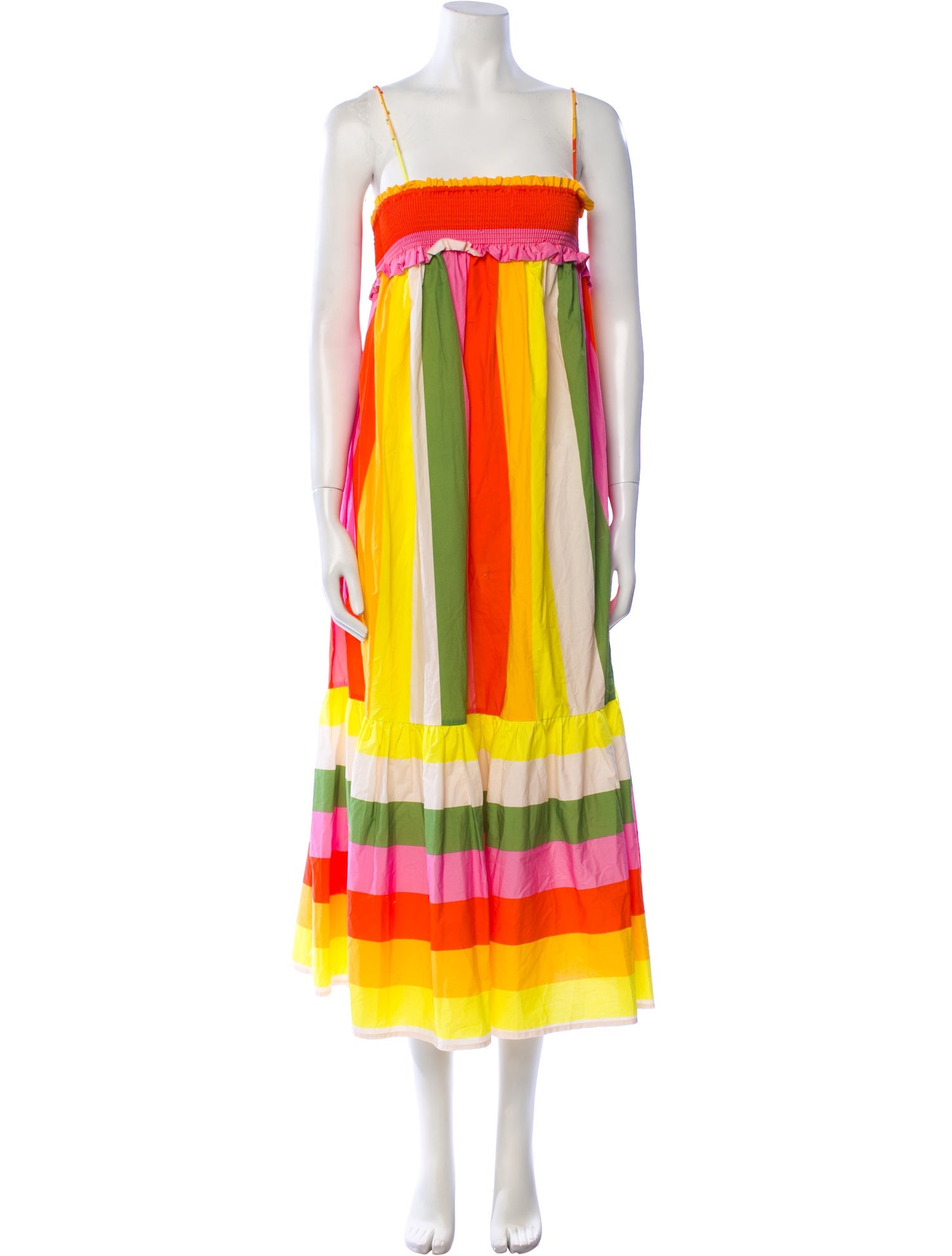 Farm Rio Striped Long Dress