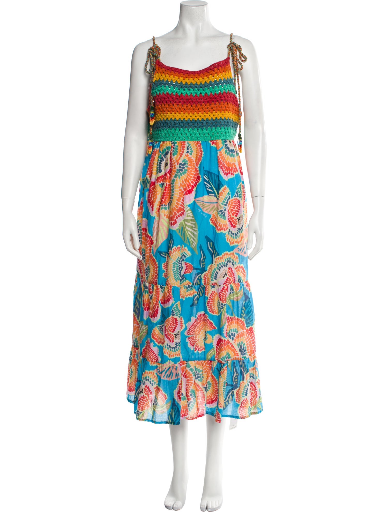 Farm Rio Printed Long Dress