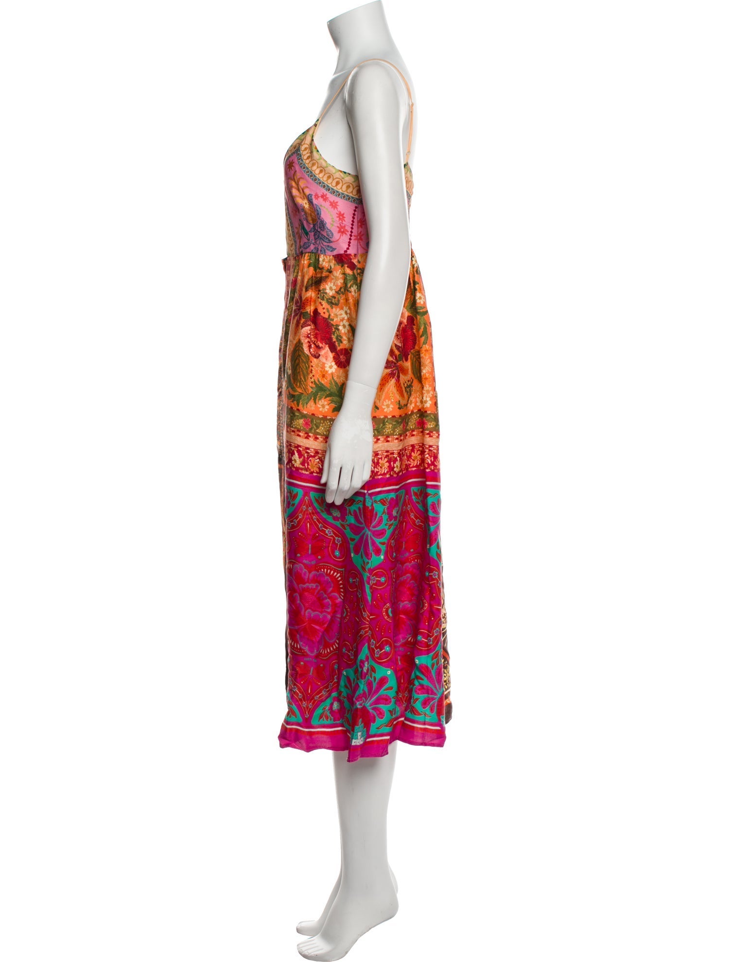 Farm Rio Paisley Print Midi Length Dress w/ Tags