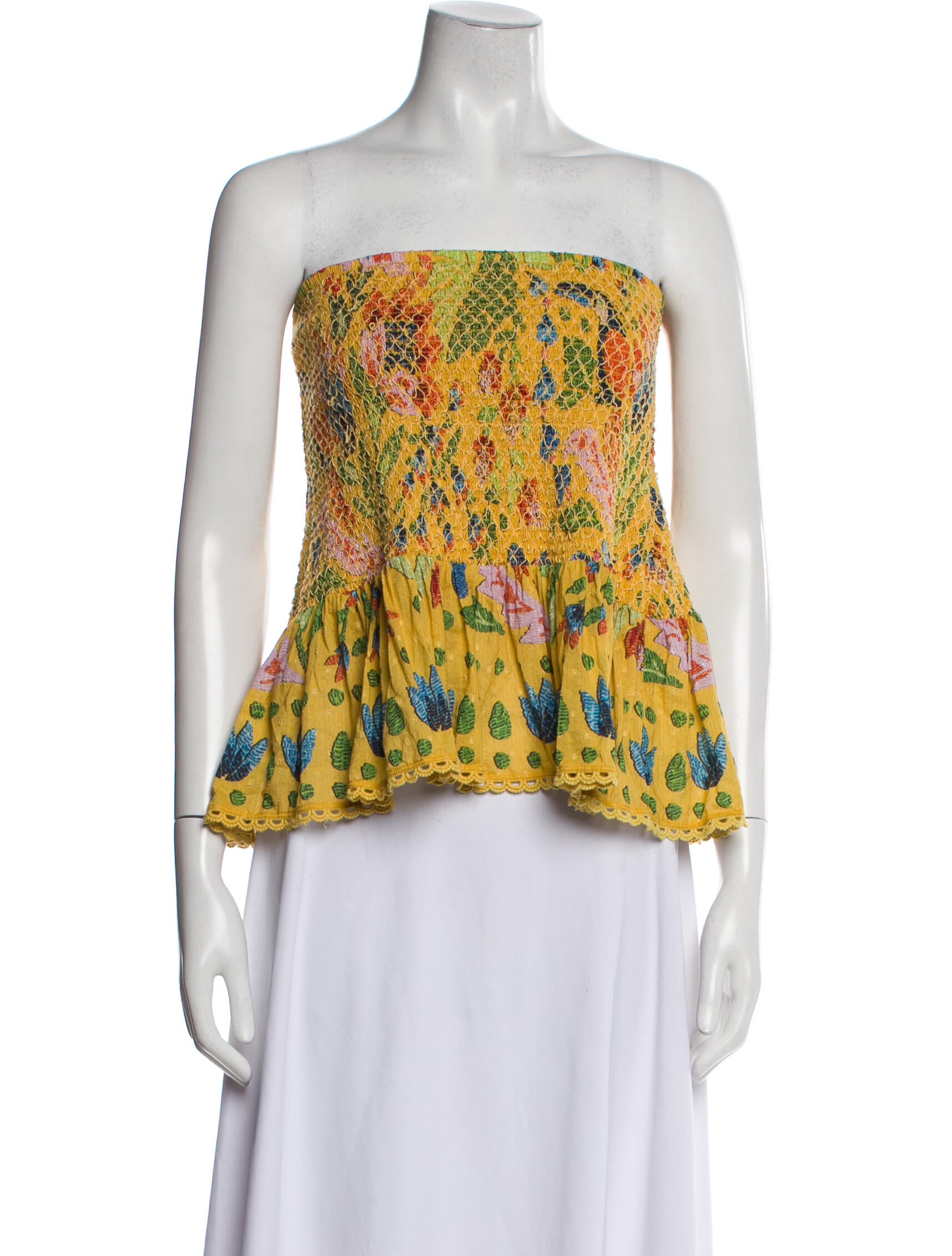 Farm Rio Floral Print Mini Skirt