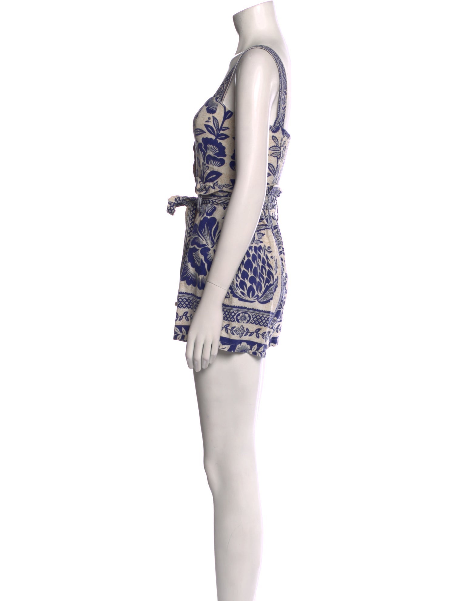 Farm Rio Linen Printed Romper