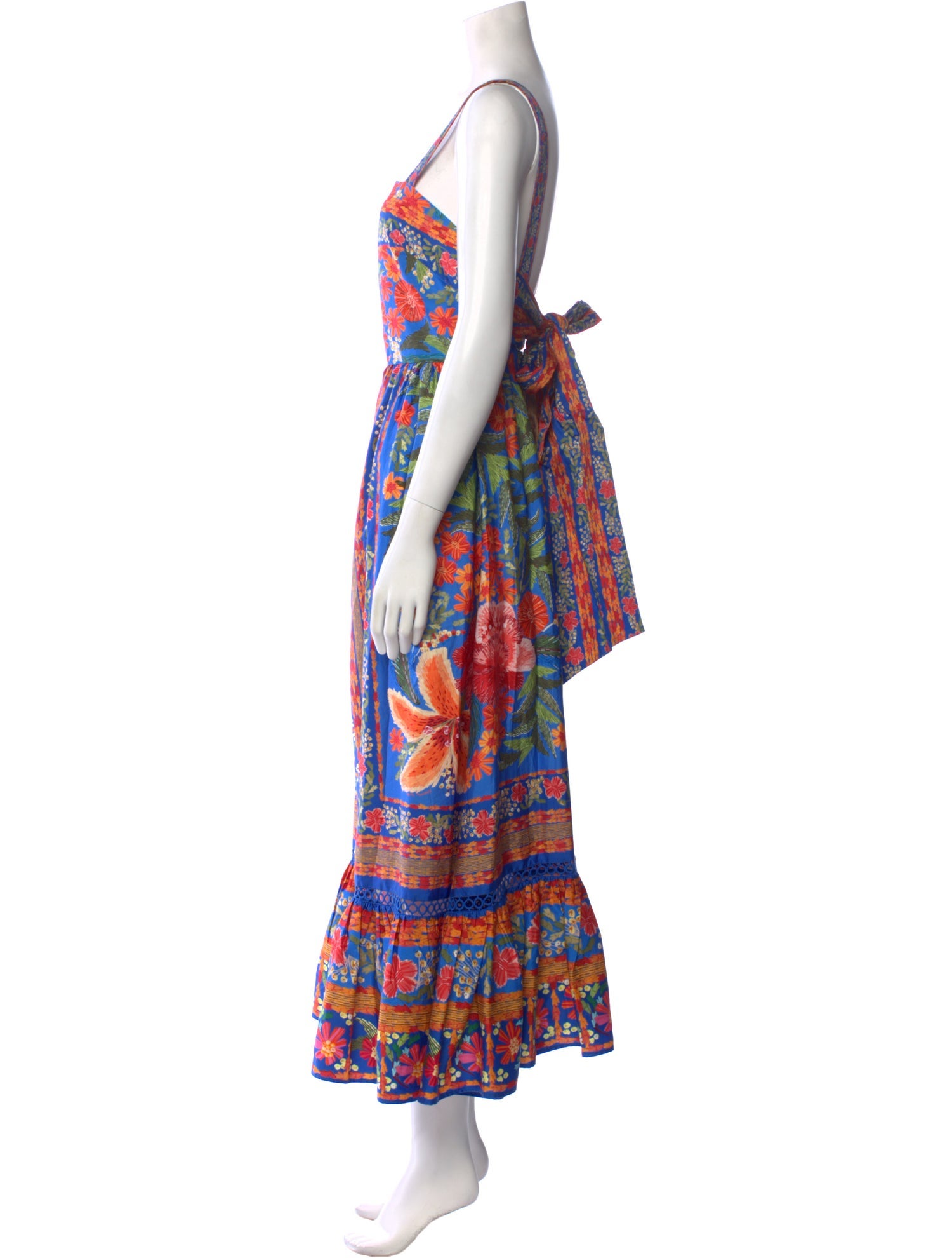 Farm Rio Printed Long Dress